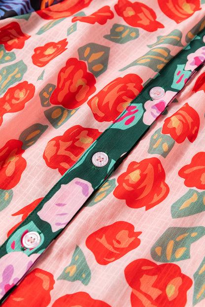 Floral Puff Sleeve Shirt