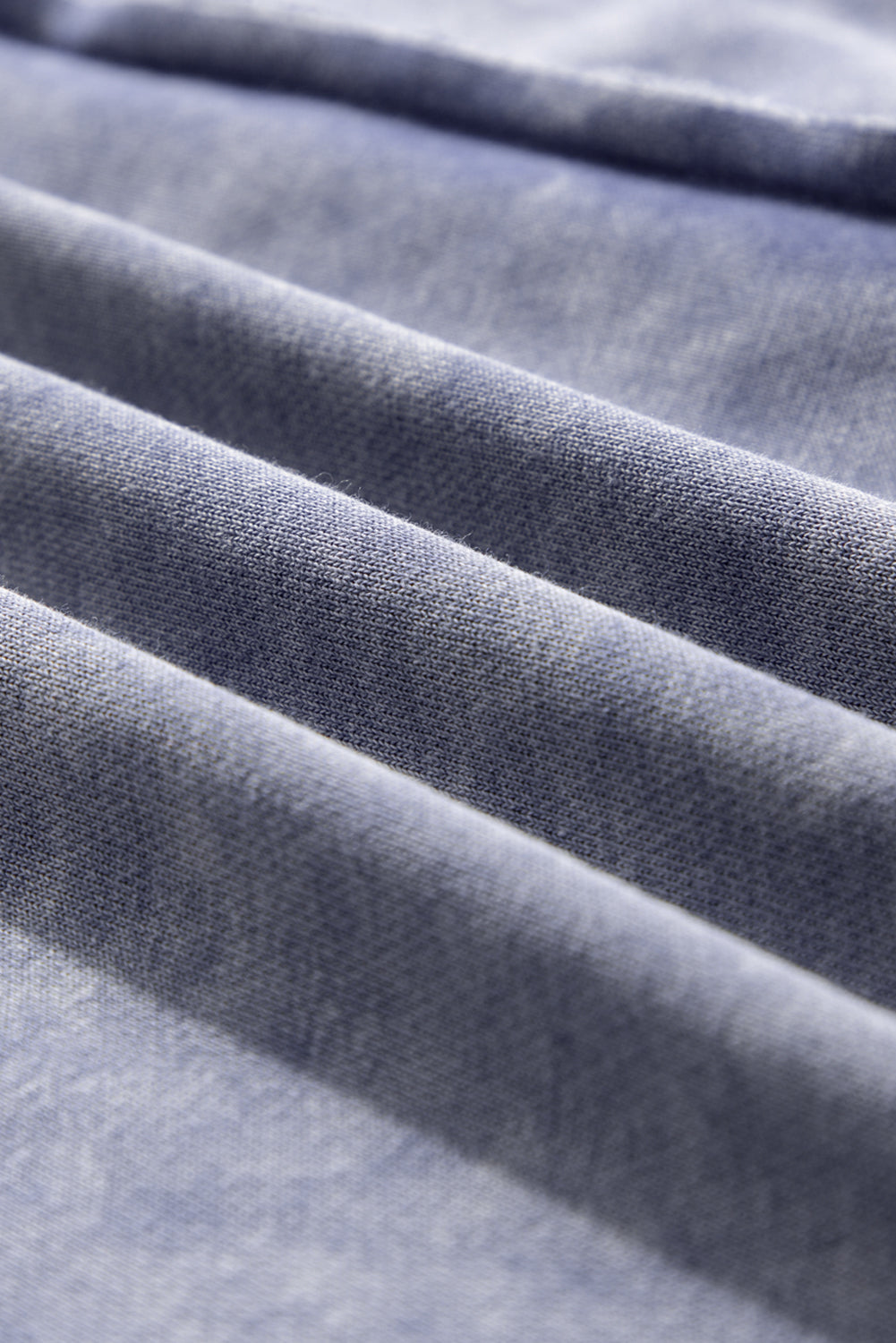 Oversized Waffle Sweatshirt (Blue)