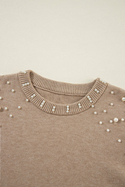 Pearl Drape Sweater