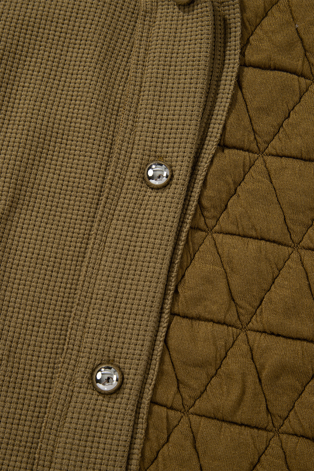 Carrie Quilt Hoodie (Brown/Ivory)
