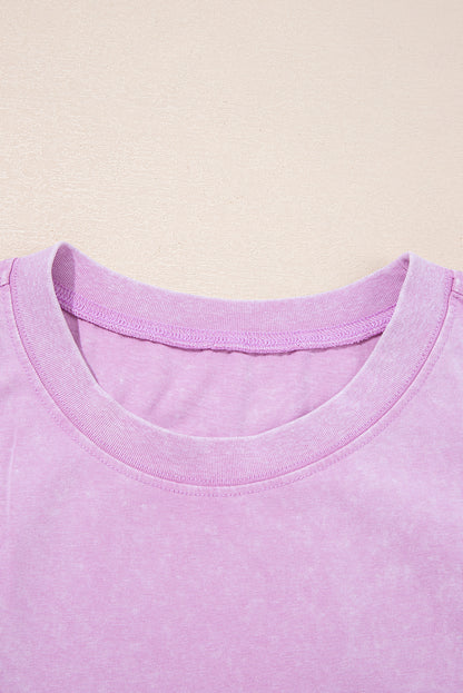 Mineral Wash Patch Tank Top (Orchid)